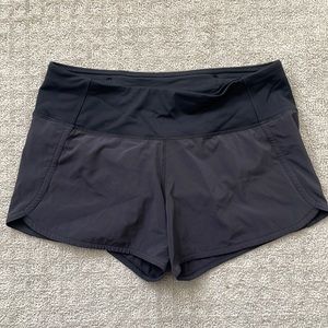 Lulu Lemon black shorts, size 6.